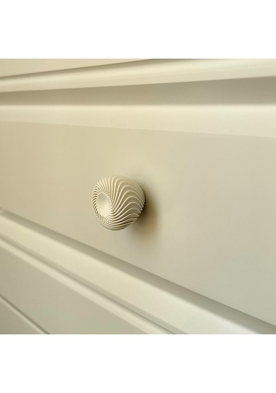 Pomerol Beyaz İnci Minimalist Kulpu Zarif Ve Modern Tasarım Mobilya Kulpu