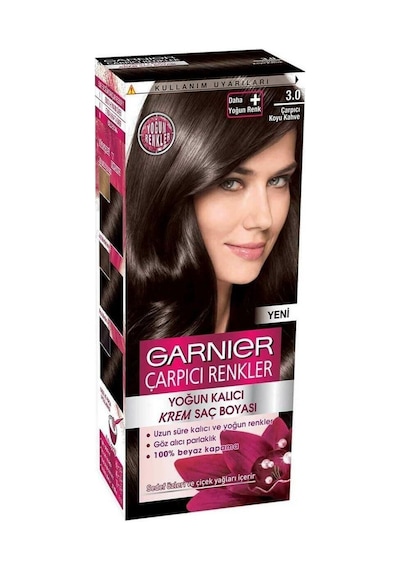 Garnıer Çarpıcı Renkler Saç Boyası 3.0 Çarpıcı Koyu Kahve