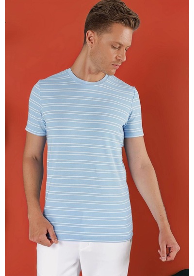 Efor Ts 851 Mavi Spor T-shirt Mavi