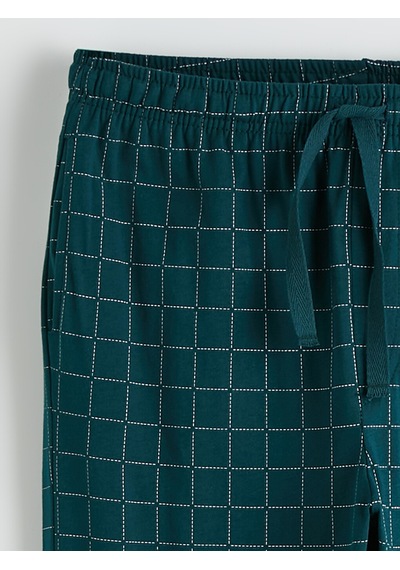 Lc Waikiki Lc Waıkıkı Mavi Standart Kalıp Ekose Erkek Pijama Altı