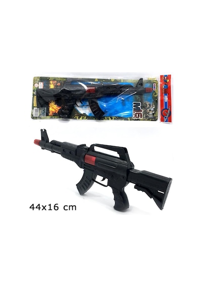 Taramalı Sesli Oyuncak Tüfek Büyük Boy 44 CM Oyuncak Silah M-16