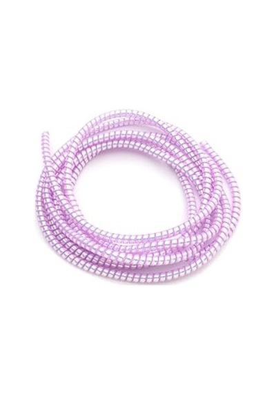 Aleti Kablosu Kablo Kordon Koruyucu Spiral Sarma Kılıf Koruma Lazer Pembe Diğer