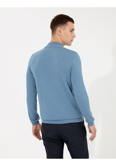 Pierre Cardin Erkek Mavi Kazak /triko 50256965-vr036 Mavi