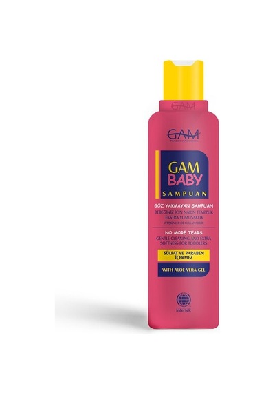 Gam Baby Bebek Şampuanı , Göz Yakmayan Aloe Veralı Bebek Şampuanı, Hoş Bir Koku Bırakır 275 ML