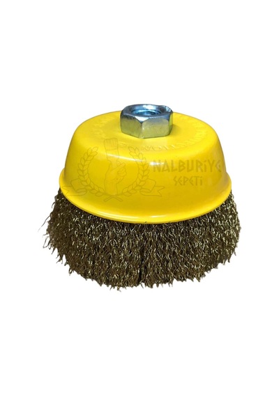 Kupa Çanak Tel Fırça Saçaklı 75 Mm.