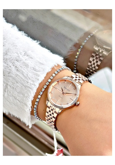 Ferrucci Milano Fc59905 Çelik Kordon&kasa Sade Şık Model Kadın Kol Saati Rose Gold