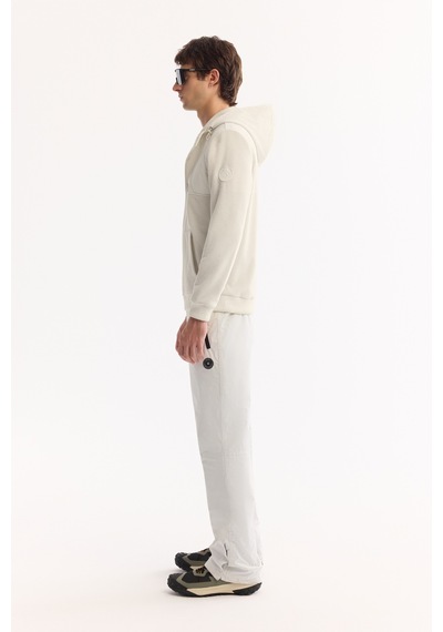 Avva Erkek Ekru Kapüşonlu Soft Touch Polar Regular Fit Sweatshirt A52y1268