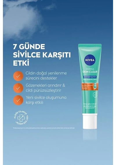 Derma Skin Clear Gece Kremi 40 Ml