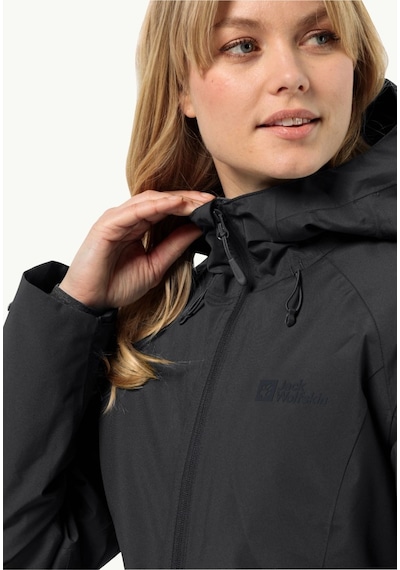 Jack Wolfskin 1115681 6000 Heidelstein Ins Jkt W Black Kadın Outdoor Ceket Siyah