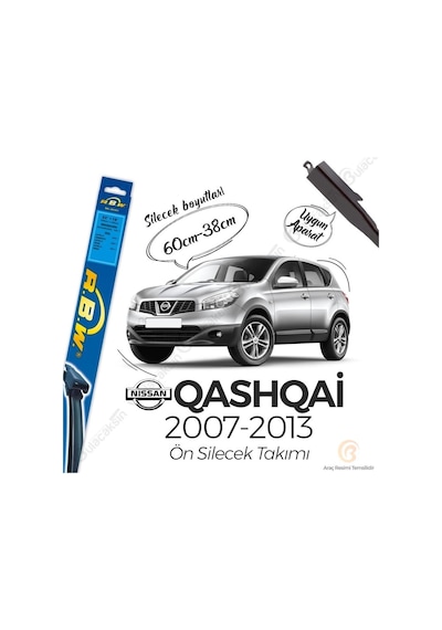Nissan Qashqai Muz Silecek Takımı (2007-2013) RBW