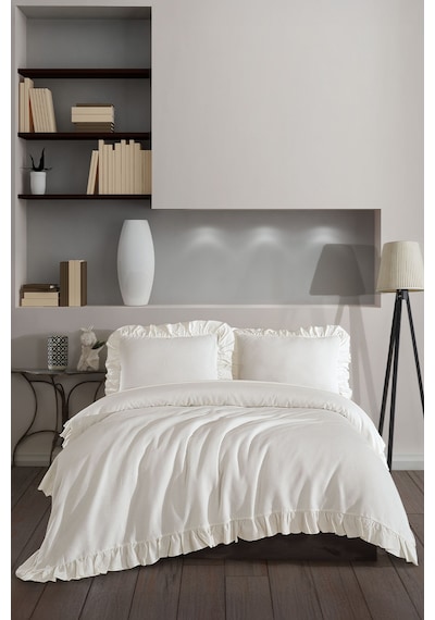 Elart Lily Yatak Seti 200x220 Cm Krem Krem