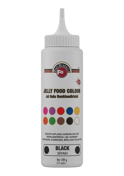 Siyah Jel Gıda Boyası 300 Gr