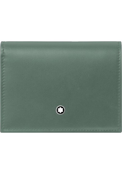 Mont Blanc Montblanc Yumuşak Nano Continental Cüzdan 198011 Yeşil