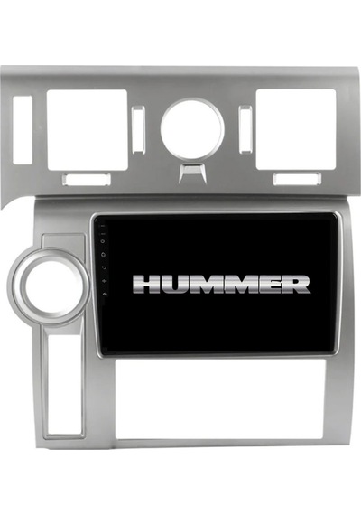Hummer H2 - Araç Multimedya Ekran - 4gb 64gb - S - Silver - 2008 - 2009 - 9 Inch - Myway