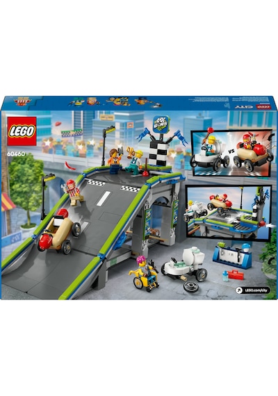 LEGO® City Senin Kuralların: Yarış Arabası Rampa Parçası 60460 - 6 Yaş ve Üzeri Çocuklar için Yaratıcı Oyuncak Yapım Seti (436P)