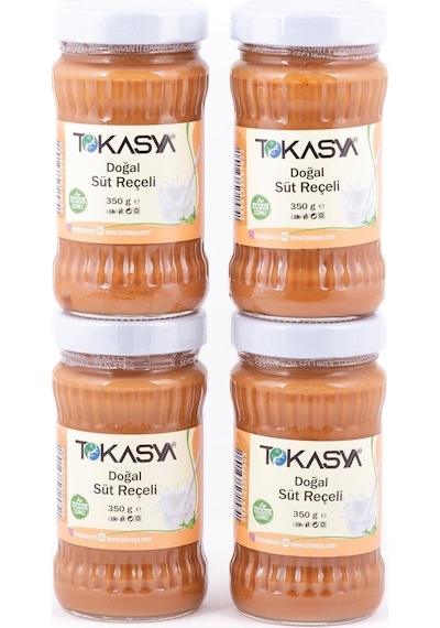 Tokasya Doğal Süt Reçeli Kavanoz 4 x 350 G