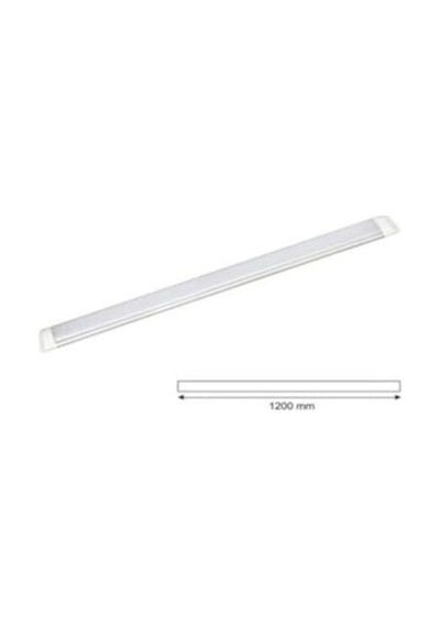 120 Cm 40 Watt Yatay Led Bant Armatür-trafolu Beyaz Işık-1-2-4-5-8-10-20-40 Adettir Beyaz-1 Adet Çok Renkli