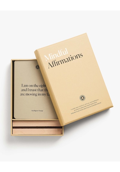 Mindful Affirmations Orijinal Renkli Motivasyon Ve Olumlama Kart