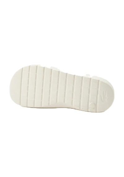 Lacoste Serve Slide 2.0 Unisex Terlik Krem Bej