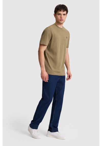 U.S. Polo Assn. U.s. Polo Assn. Erkek Haki Tişört Basic 50322312-vr027 U.S. Polo Assn. U.s. Polo Assn. Erkek Haki Tişört Basic 50322312-vr027