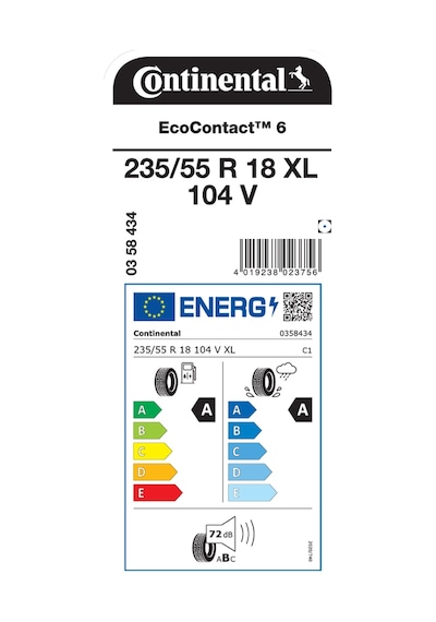 Continental 235/55R18 104V XL Ec6 Yaz Lastigi 2025