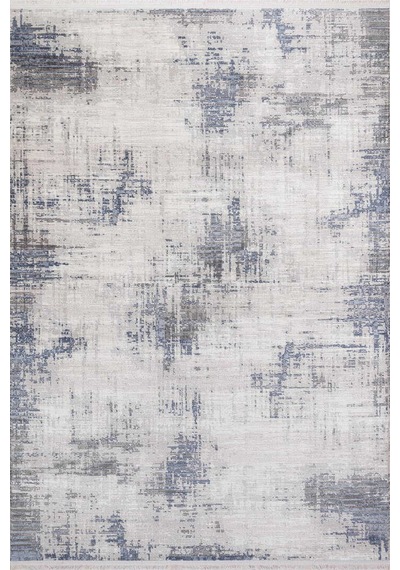 Etro Dekoratif Modern Akrilik Makine Halısı Et01 Mavi