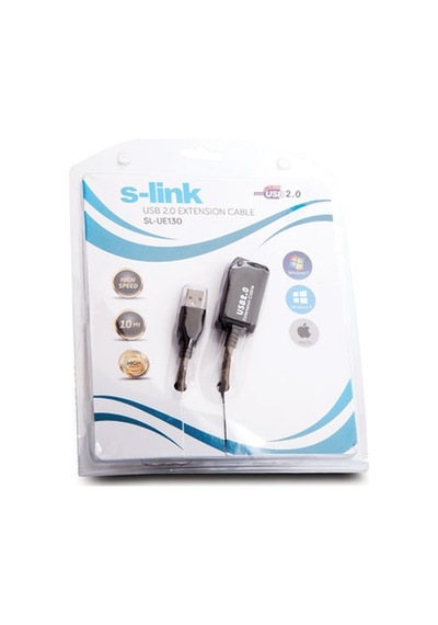 Uzatma-Usb-S-Lınk 10Mt Sl-Ue130 Usb Uzatma Kablo