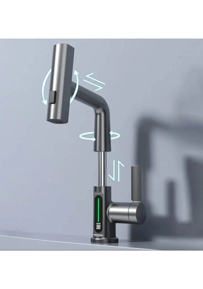 Akrobatik Spiralli Digital Eviye&lavabo Armatürü 31.01.391