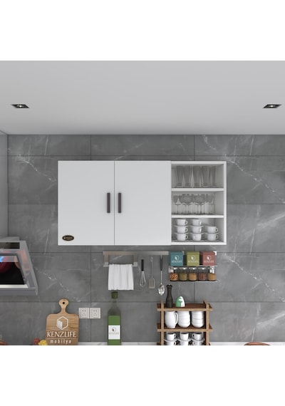 Kenzlife Hazır Mutfak Fulvus22 Byz 060 120 22 Mutfak Banyo Dolabı Kapaklı Raflı Kenzlife Hazır Mutfak Fulvus22 Byz 060 120 22 Mutfak Banyo Dolabı Kapaklı Raflı
