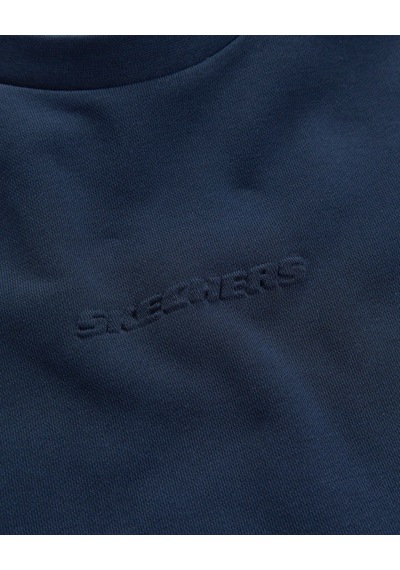 Skechers M Essential Crewneck Sweatshirt Erkek Lacivert Sweatshirt S2610015-0505