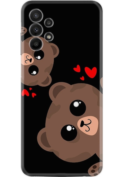 Samsung Uyumlu Galaxy A23 Kilif Silikon Desen Love Animals 1780 537535380