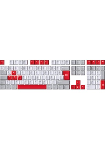 Cherry Double Shot Pbt Full Set Kırmızı Türkçe Keycap Set