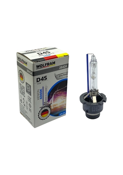 Wolfram 12V-85V Xenon Ampul D4S 35W 6000K Germany