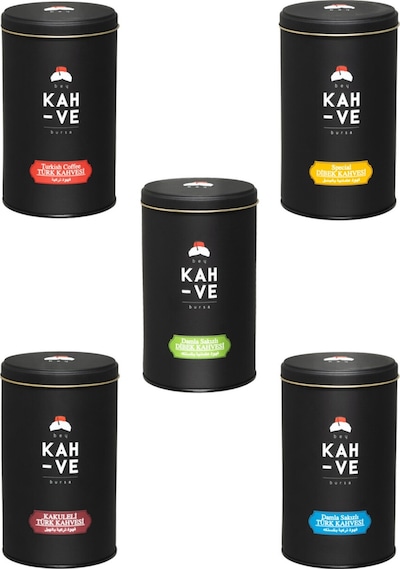 Bey Coffee Roastery Tanışma Seti Türk Ve Dibek Kahvesi Çeşitleri Teneke 5 x 250 G