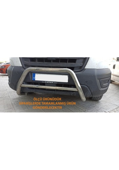 Ford Transıt 2014-2023 - Ön Koruma - Kartersiz - Ara Borulu - Barred A