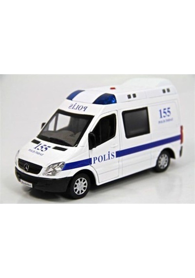 Vardem Metal Polis Aracı Oyuncak Polis Arabası Metal Polis Aracı