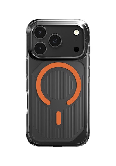 Apple Uyumlu iPhone 17 Pro Max Kılıf Combat Active Bilek Kayışı İle Kolay Taşıma Üç Katmanlı Koruyucu Kapak Siyah