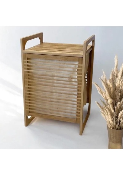 Bambu Kirli Çamaşır Sepeti Doğal Bambu Kirli Sepeti Oyuncak Kutusu Organizer Bambu