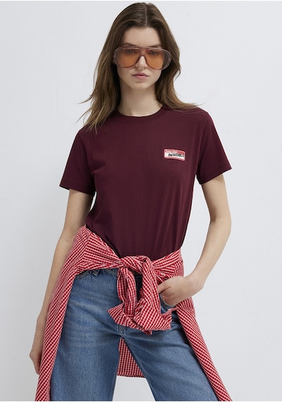 Mavi - Bordo Tişört 1614249-70422