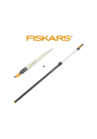 Fiskars 136528 Yüksek Dal Kesimi -teleskopik Sap Ve Düz Testere