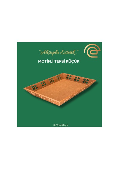Motifli Tepsi Küçük