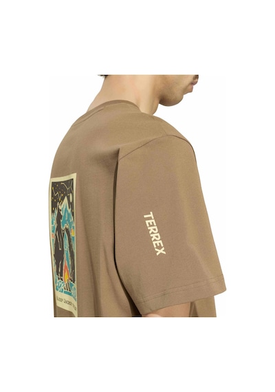 Brooxı Adidas Erkek Koşu Ve Yürüyüş T-shirt M Camper G T Ks2520 Kahverengi