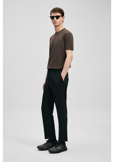 Lufian Evrıc Smart Erkek Chino Pantolon Slim Fit Siyah Siyah 111190361100100