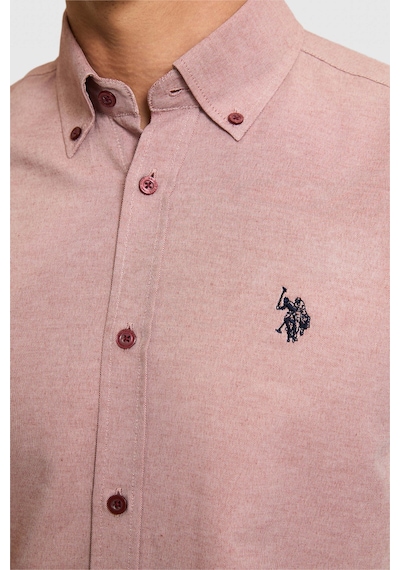 U.s. Polo Assn. Erkek Vişne Gömlek Basic 50324708-vr223