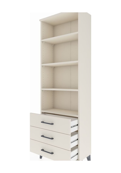 Arges Dolap 4 Raflı 3 Çekmeceli 60x30x182 Aytaşı-aytaşı Aytası