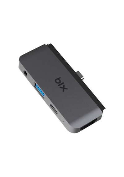 Bix BX16HB 4K HDMI Type-C Thunderbolt 3.0 Dönüştürücü Hub USB 3.5 MM AUX Çevirici