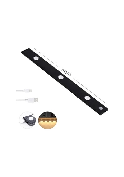 40 Cm Ultra Slim Led Aydınlatma, 3 Farklı Işık Rengi Ve Dimmer Özelliği .