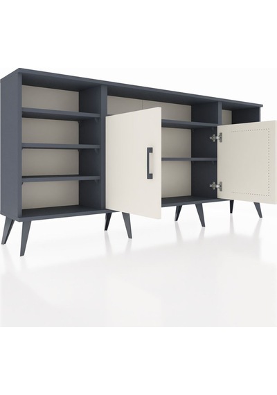 Arges Konsol 8 Raflı 2 Kapaklı 176x30x83 Antrasit-aytaşı/antrasit Aytaşı/antrasit Arges Konsol 8 Raflı 2 Kapaklı 176x30x83 Antrasit-aytaşı/antrasit Aytaşı/antrasit