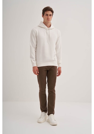 Cazador Erkek Sweatshirt Ekru 5208 25ke90000075 E90011 Ekru