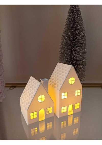 Smilechild Yılbaşı Süsü Led Işıklı 2 Li Ev Dekorasyon 7-10 Cm 2 Led Mum Dahildir Diğer